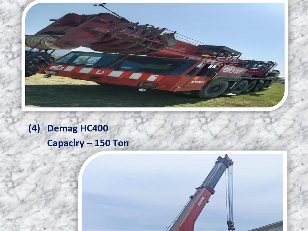 Demag AC435 180 ton all terrain crane