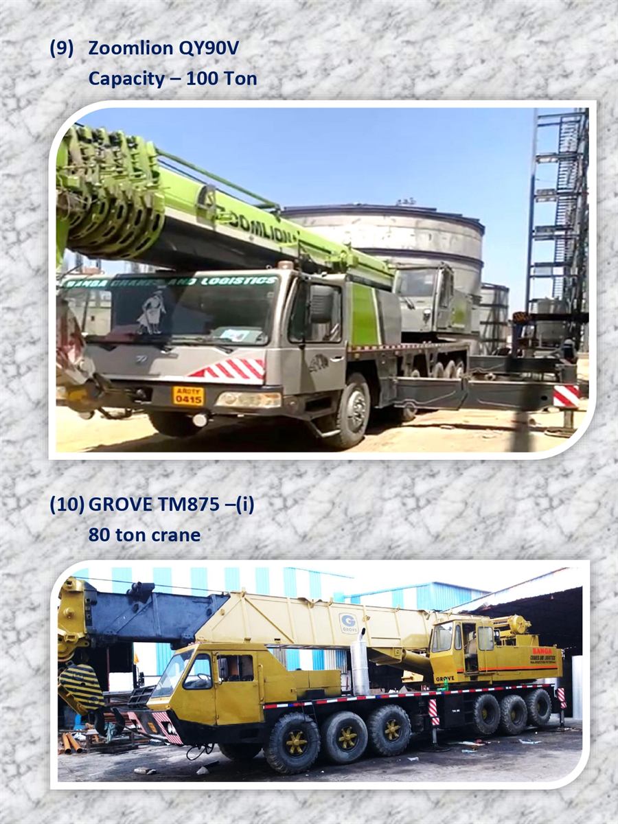 Banga Cranes team on a heavy lifting project site